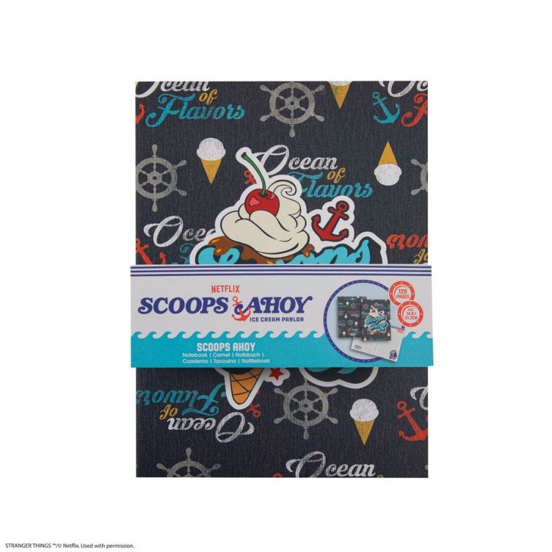 Stranger Things Notebook Scoops Ahoy Softcover | 4895205617506