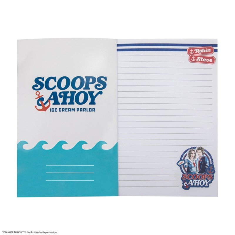 Stranger Things Notebook Scoops Ahoy Softcover | 4895205617506