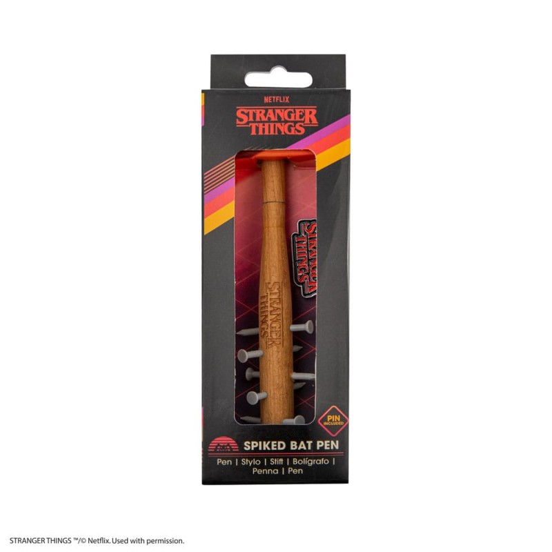 Stranger Things Spiked Bat Pen & Stranger Things Pin | 4895205617520
