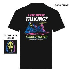 Scream T-Shirt Ghost Face Late Night Talking Size L | 5055917648086