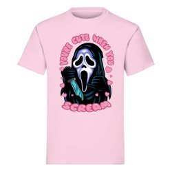 Scream T-Shirt Ghost Face You're Cute when you Scream Size XL | 5055917649625