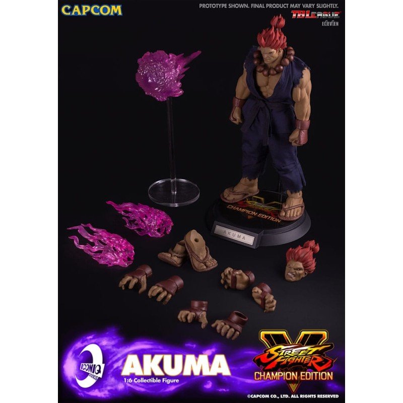 Street Fighter V: Champion Edition figurine 1/6 Akuma 30 cm | 0760851554069