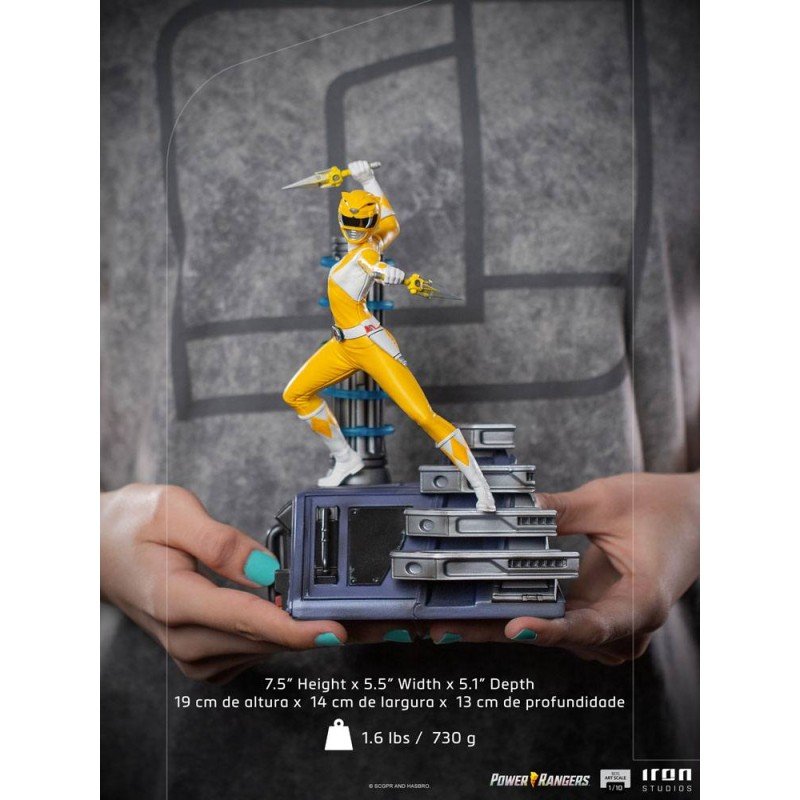 Power Rangers statuette 1/10 BDS Art Scale Yellow Ranger 19 cm | 0609963128181
