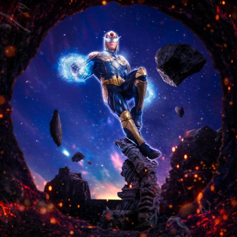 Marvel statuette Art Scale Deluxe 1/10 Nova 41 cm | 0618231955749