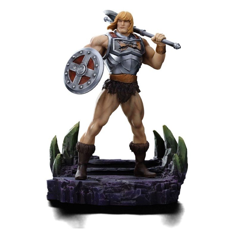 Masters of the Universe statuette 1/10 Art Scale He-Man Battle Armor Version heo Exclusice 23 cm | 0618231959396