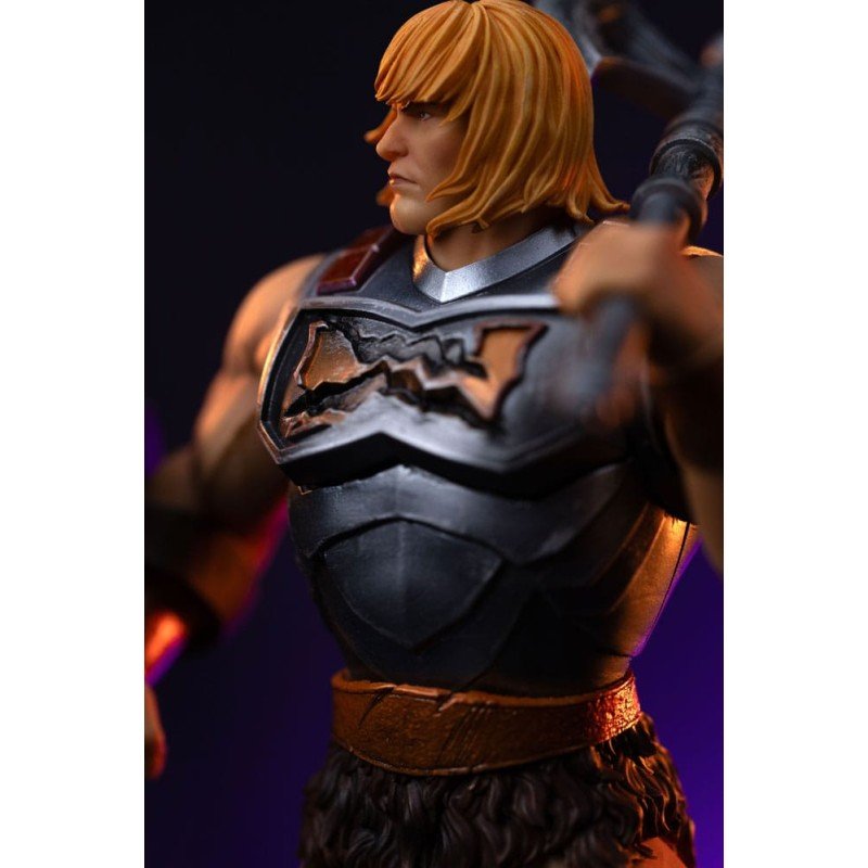 Masters of the Universe statuette 1/10 Art Scale He-Man Battle Armor Version heo Exclusice 23 cm | 0618231959396
