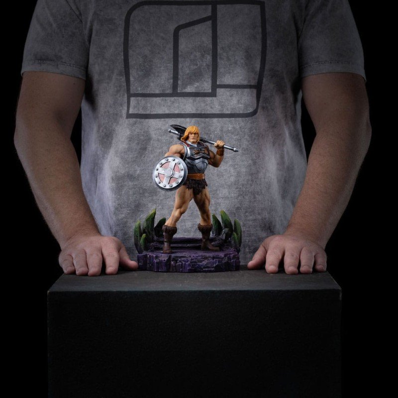 Masters of the Universe statuette 1/10 Art Scale He-Man Battle Armor Version heo Exclusice 23 cm | 0618231959396