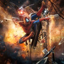Spider-Man statuette 1/10 Art Scale Spider-Man 10th Anniversary 29 cm | 0618231957453