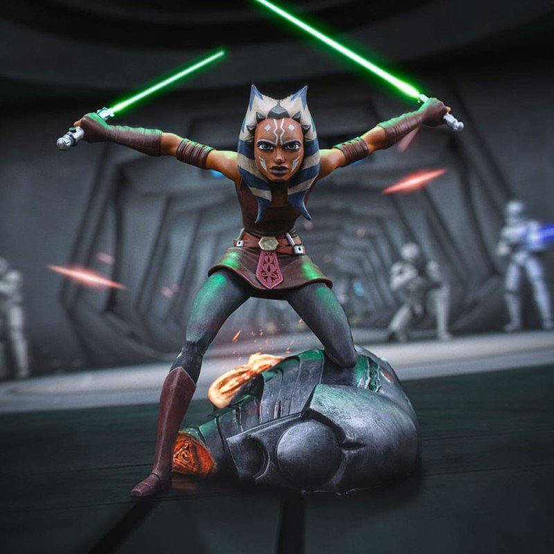Star Wars: The Clone Wars statuette 1/10 Art Scale Ahsoka Tano 19 cm | 0618231957873