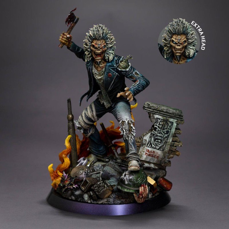 Iron Maiden statuette 1/10 Art Scale Eddie 50th Year Anniversary 22 cm | 0618231959761