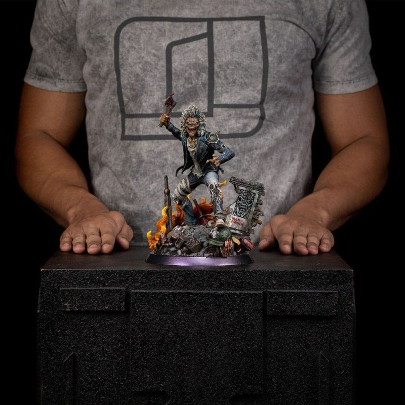 Iron Maiden statuette 1/10 Art Scale Eddie 50th Year Anniversary 22 cm | 0618231959761