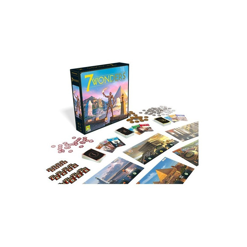 Spel: 7 Wonders V2
Uitgever: Repos Production
Engelse versie