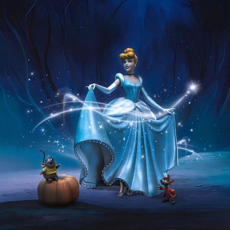 Disney Classics statuette 1/10 Art Scale Cinderella 25 cm | 0618231959822