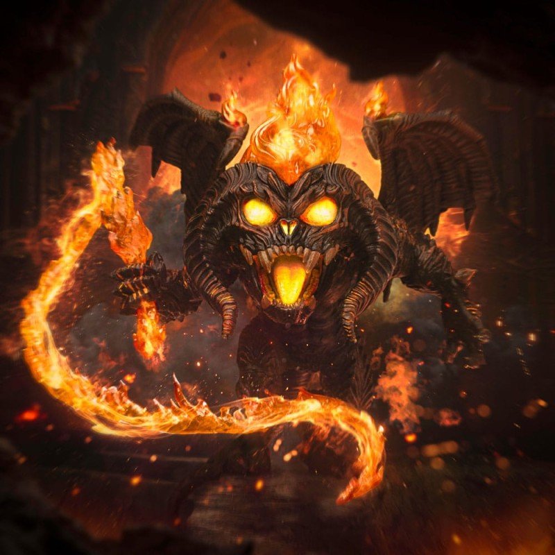 Le Seigneur des anneaux figurine Mini Co. PVC Balrog 17 cm | 0618231959846