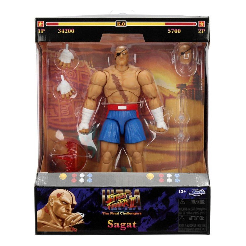 Ultra Street Fighter II: The Final Challengers figurine 1/12 Sagat 19 cm | 4006333090967