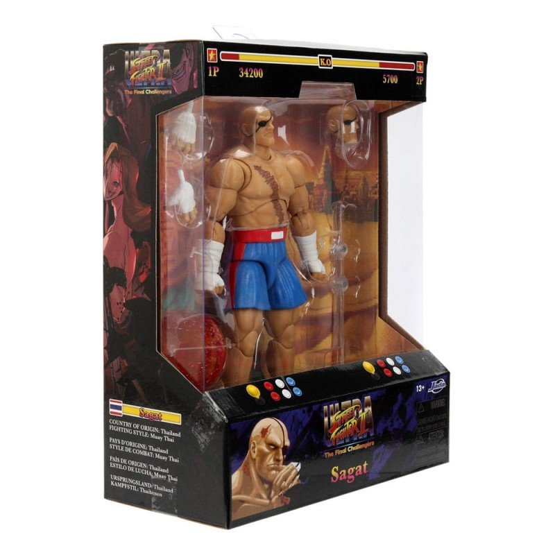 Ultra Street Fighter II: The Final Challengers figurine 1/12 Sagat 19 cm | 4006333090967