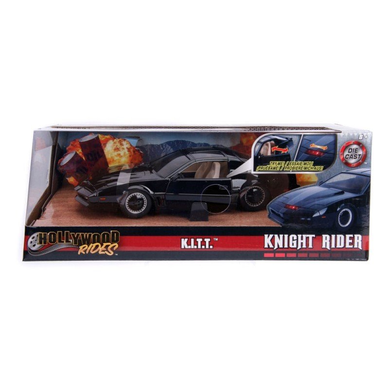 Knight Rider Diecast Model 1/24 1982 Ponitac Trans AM Try Me Kitt | 4006333094835