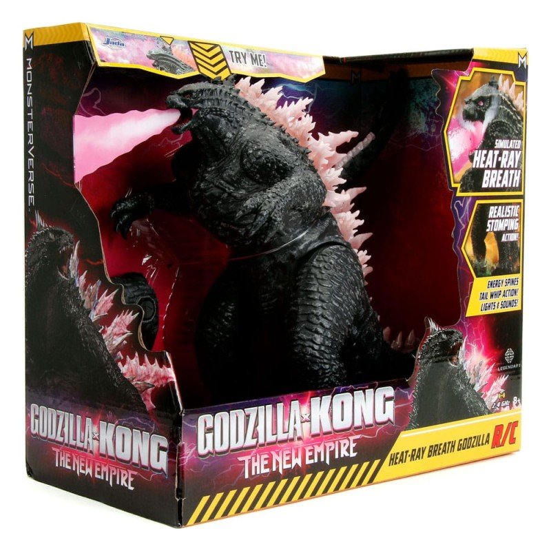 Godzilla x Kong : Le Nouvel Empire figurine RC 1/12 Heat-Ray Breath Godzilla 63 cm | 4006333096297