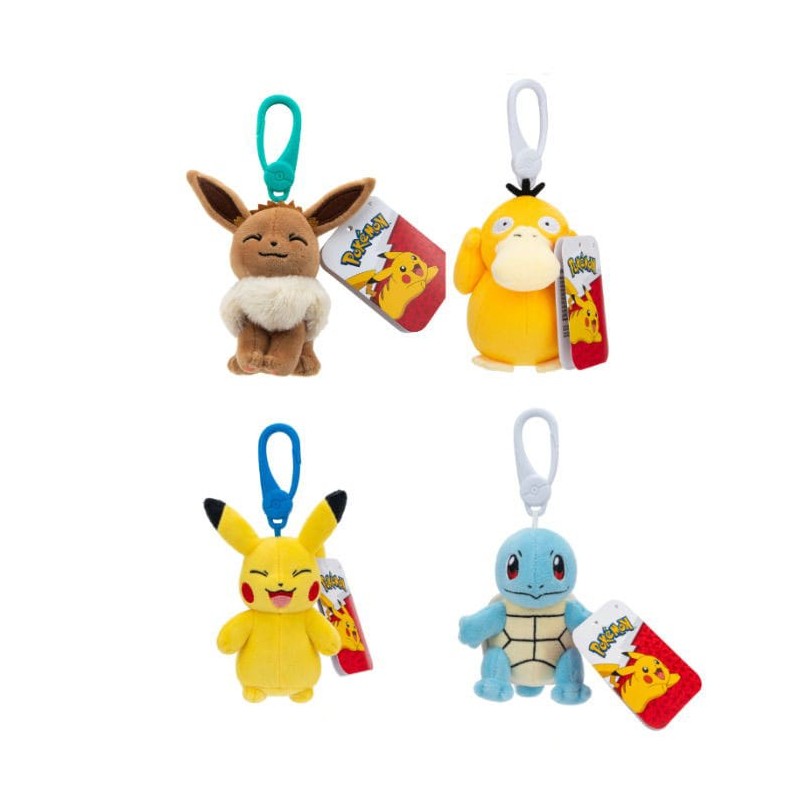 Pokémon peluche Pendentifs Version 13 10 cm assortiment (6) | 5710948468224