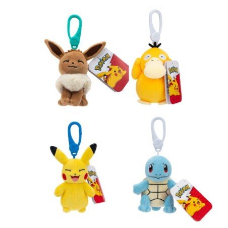 Pokémon peluche Pendentifs Version 13 10 cm assortiment (6) | 5710948468224