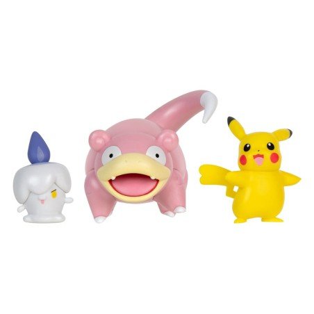 Pokémon pack 3 figurines Battle Figure Set Pikachu (Female), Funécire, Ramoloss 5 cm | 0191726481355