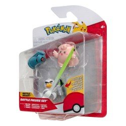 Pokémon pack 3 figurines Battle Figure Set Mélofée, Terhal, Palarticho 5 cm | 0191726481362