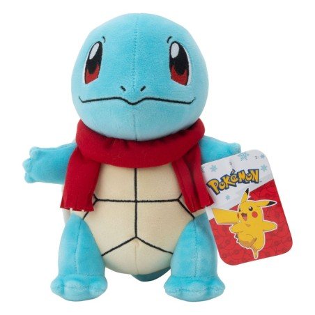 Pokémon peluche Carapuce avec écharpe 20 cm | 0191726481829
