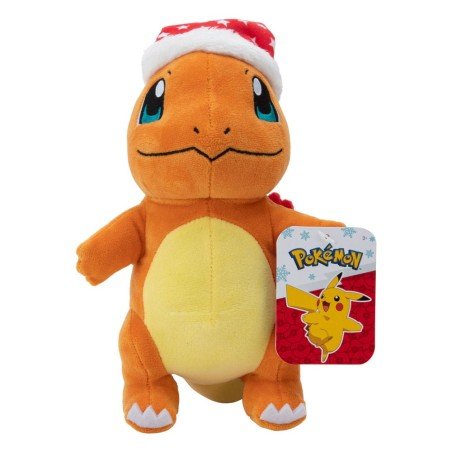 Pokémon peluche Salamèche Bonnet de Noël 20 cm | 0191726481836