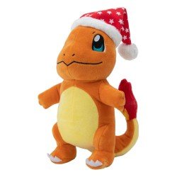 Pokémon peluche Salamèche Bonnet de Noël 20 cm | 0191726481836