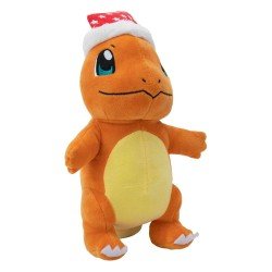 Pokémon peluche Salamèche Bonnet de Noël 20 cm | 0191726481836