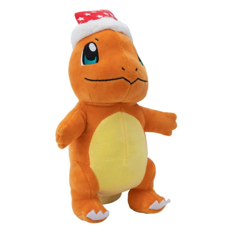 Pokémon peluche Salamèche Bonnet de Noël 20 cm | 0191726481836