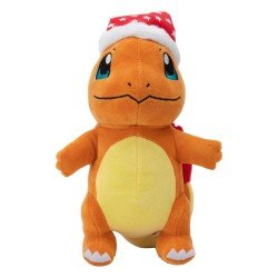 Pokémon peluche Salamèche Bonnet de Noël 20 cm | 0191726481836