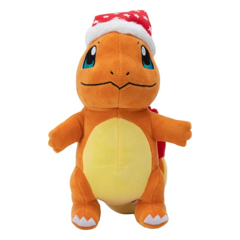 Pokémon peluche Salamèche Bonnet de Noël 20 cm | 0191726481836