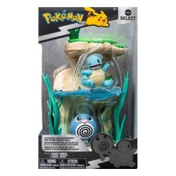 Pokémon figurines Environment Set Lac de rive & Ptitard & Carapuce 5 cm | 0191726483670