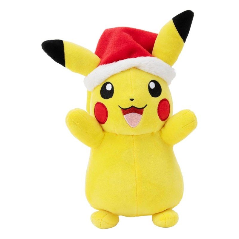 Pokémon peluche Pikachu Bonnet de Noël 20 cm | 0191726497929