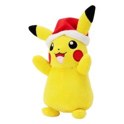 Pokémon peluche Pikachu Bonnet de Noël 20 cm | 0191726497929
