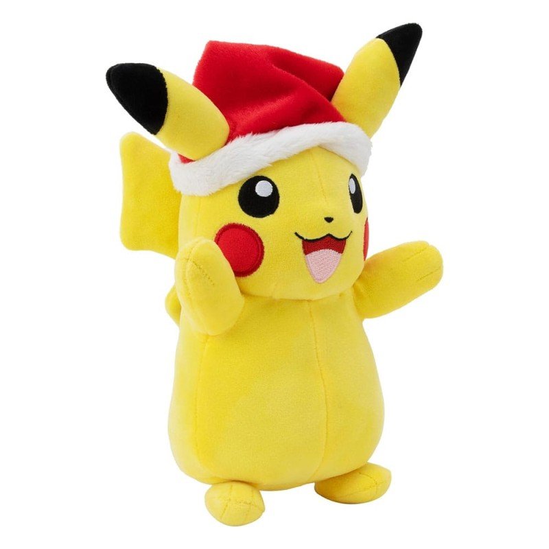 Pokémon peluche Pikachu Bonnet de Noël 20 cm | 0191726497929