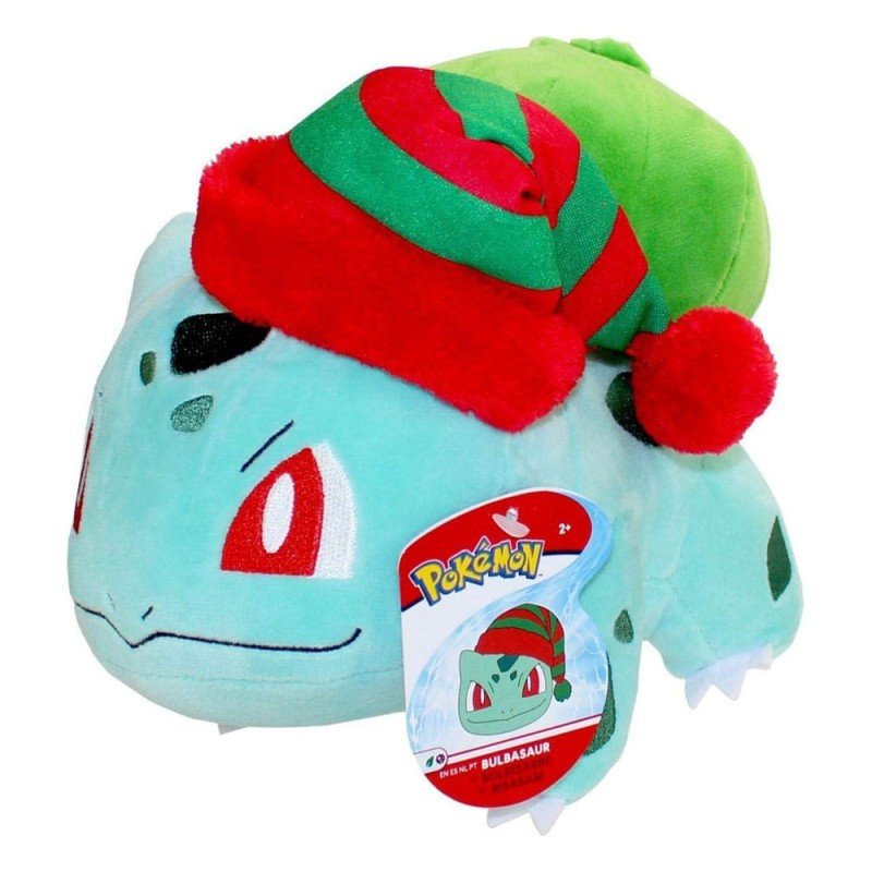 Pokémon peluche Bulbizarre Bonnet de Noël 20 cm | 0191726497936
