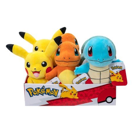 Pokémon assortiment peluches Kanto 20 cm (6) | 5710948457471