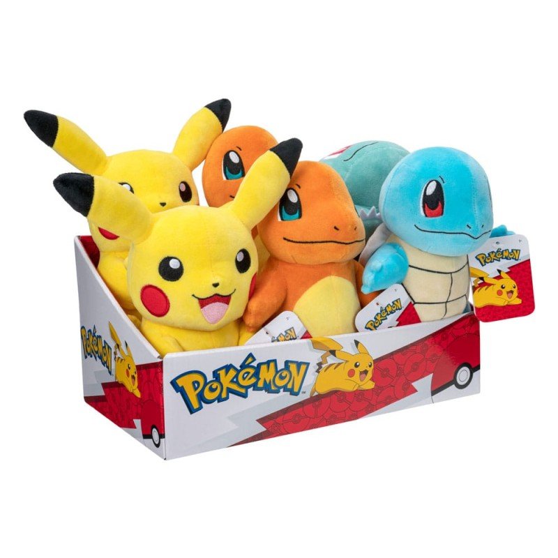 Pokémon assortiment peluches Kanto 20 cm (6) | 5710948457471