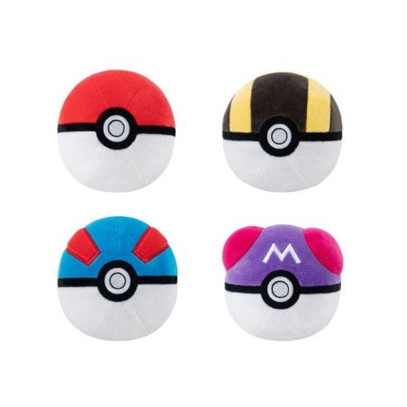 Pokémon peluche Pokeball Version 1 10 cm assortiment (6) | 5710948455224