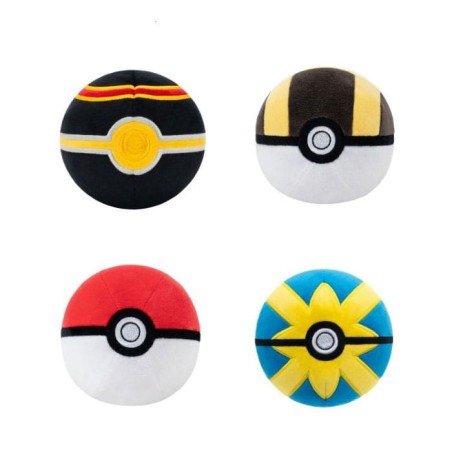 Pokémon peluche Pokeball Version 3 10 cm assortiment (6) | 5710948461423