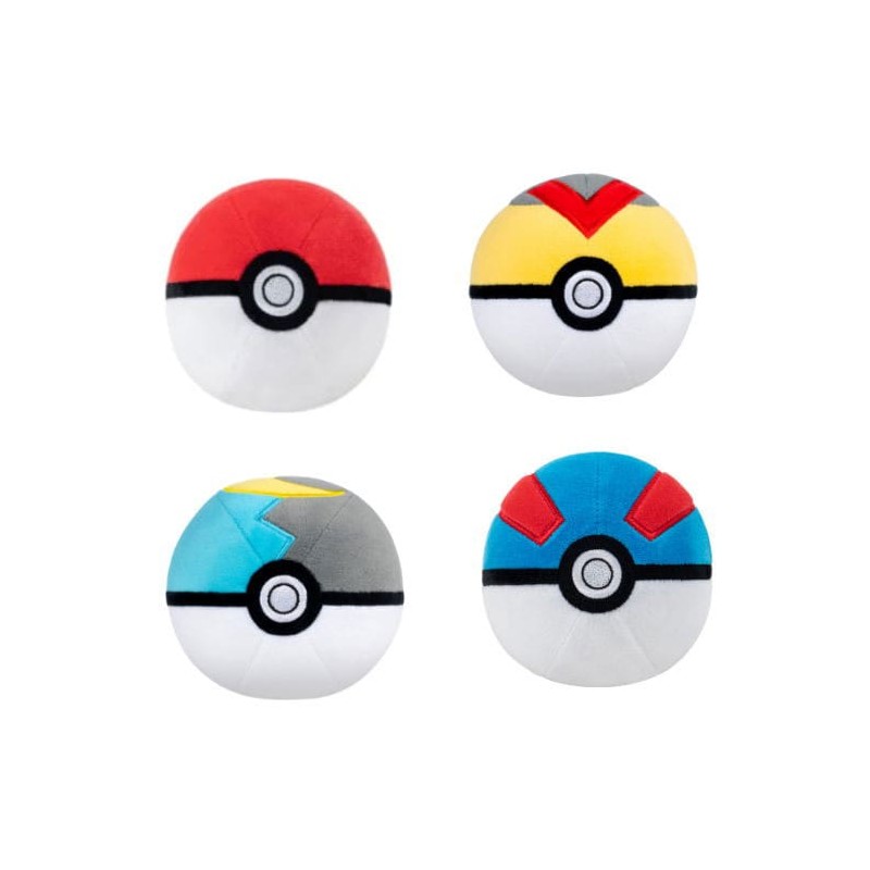 Pokémon peluche Pokeball Version 6 10 cm assortiment (6) | 5710948468002