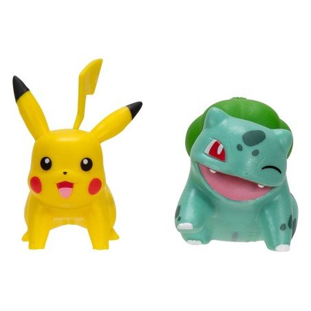 Pokémon Battle Figure First Partner Set Figure 2-Pack Bulbasaur no.2, Pikachu no.1 | 0191726709282