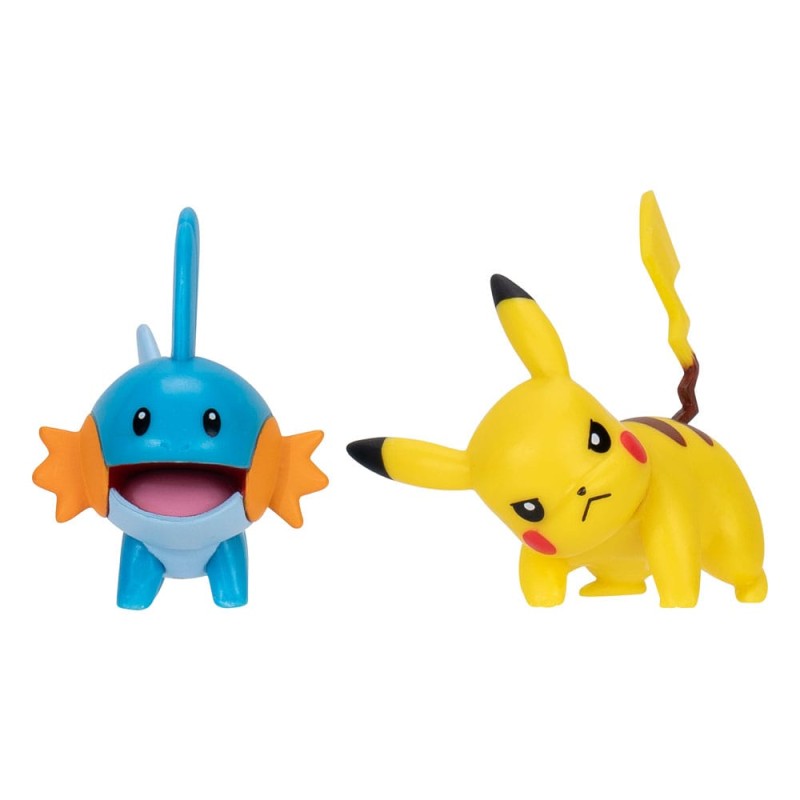 Pokémon First Partner Battle Figure Set Figure 2-Pack Mudkip & Pikachu no.4 | 0191726709336