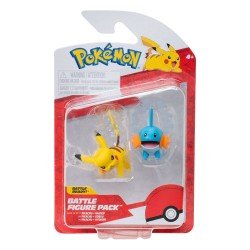 Pokémon First Partner Battle Figure Set Figure 2-Pack Mudkip & Pikachu no.4 | 0191726709336