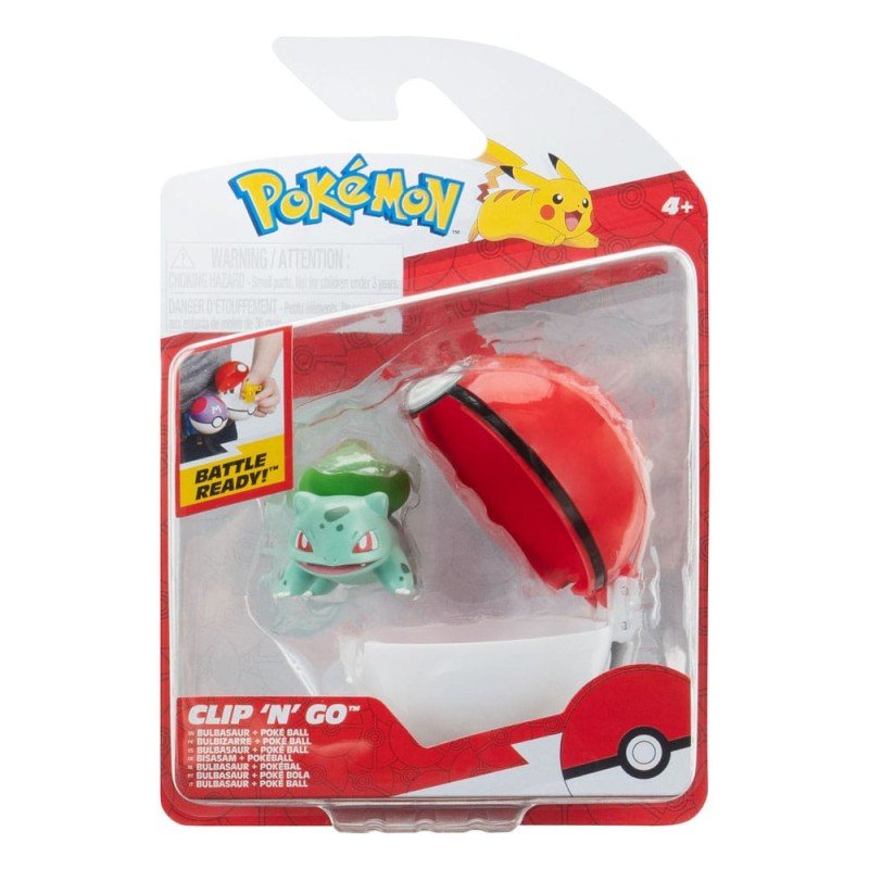Pokémon Clip'n'Go Poké Balls Bulbizarre no.1 & Poké Ball | 0191726709763