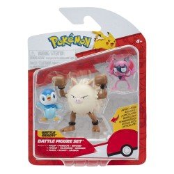 Pokémon pack 3 figurines First Partner Battle Figure Set Grimalin, Tiplouf & Colossinge | 0191726756026