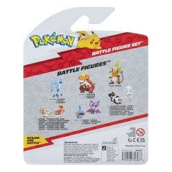 Pokémon pack 3 figurines First Partner Battle Figure Set Chartor, Coupenotte & Croâporal | 0191726756033