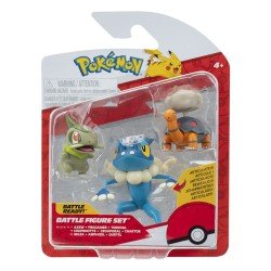 Pokémon pack 3 figurines First Partner Battle Figure Set Chartor, Coupenotte & Croâporal | 0191726756033
